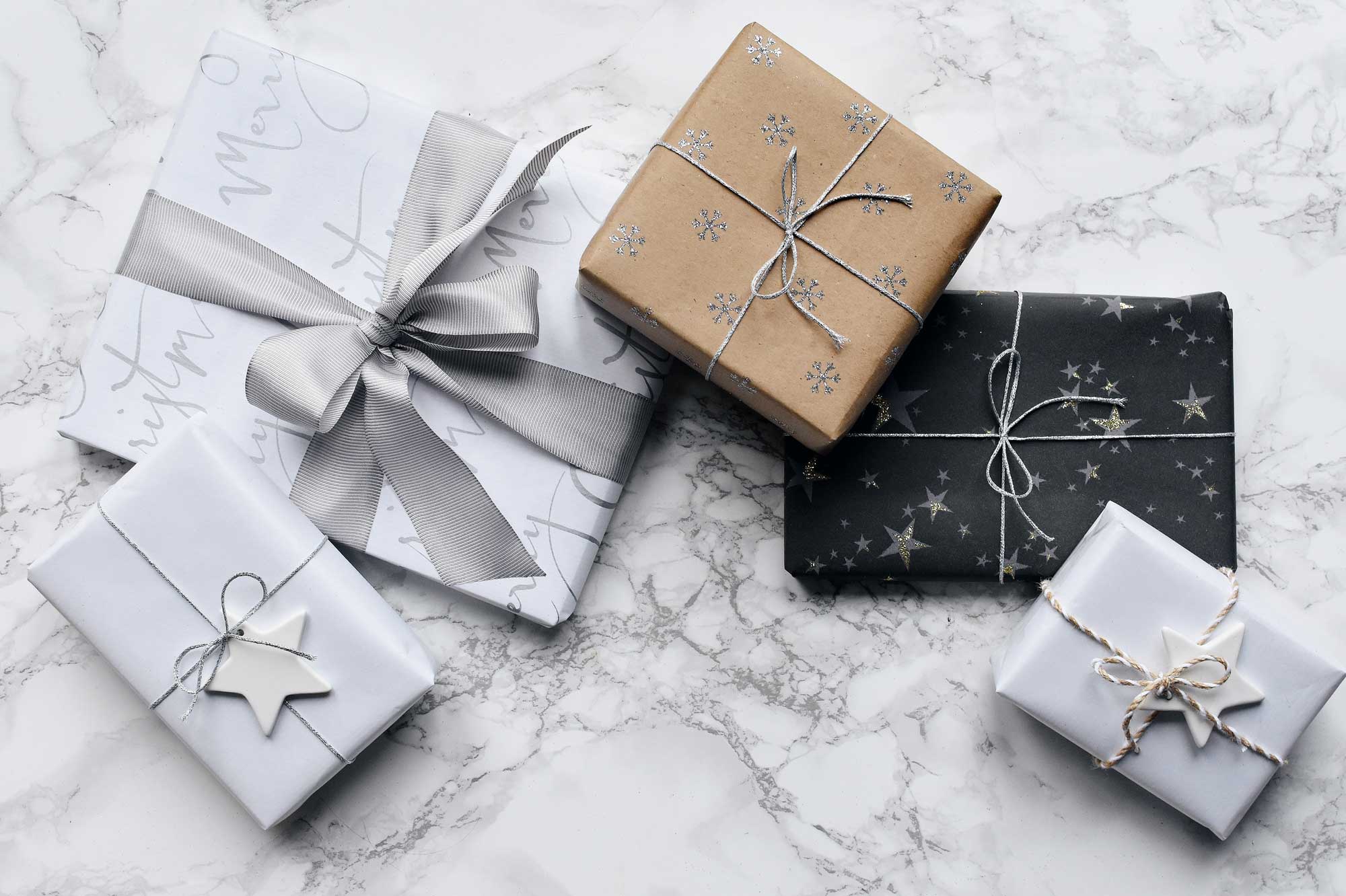 Simple but stylish Christmas gift wrapping with The White Company | These Four Walls blog