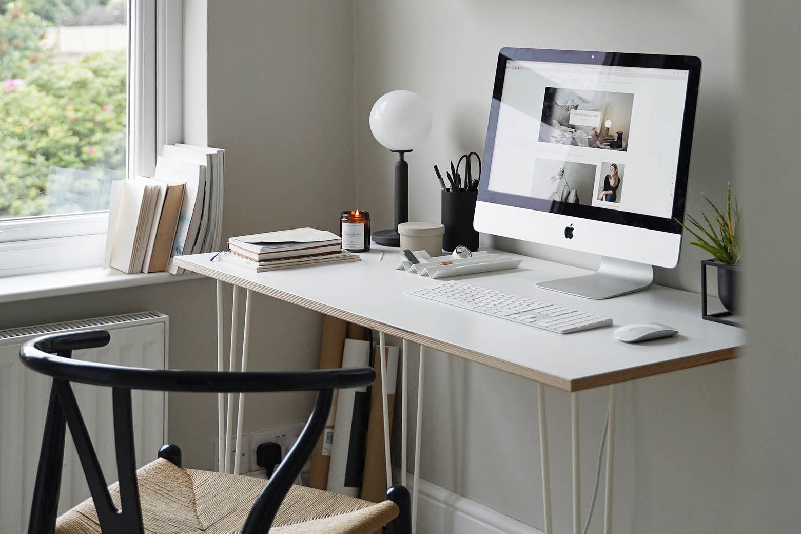 The Edit - minimalist desk accessories for working from home | These Four Walls blog