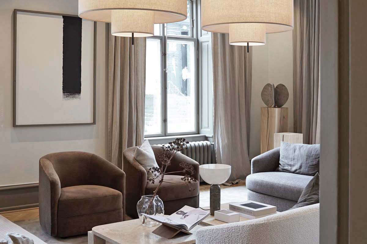 'Sartorial Living' - a sophisticated showroom makeover for New Works | These Four Walls blog