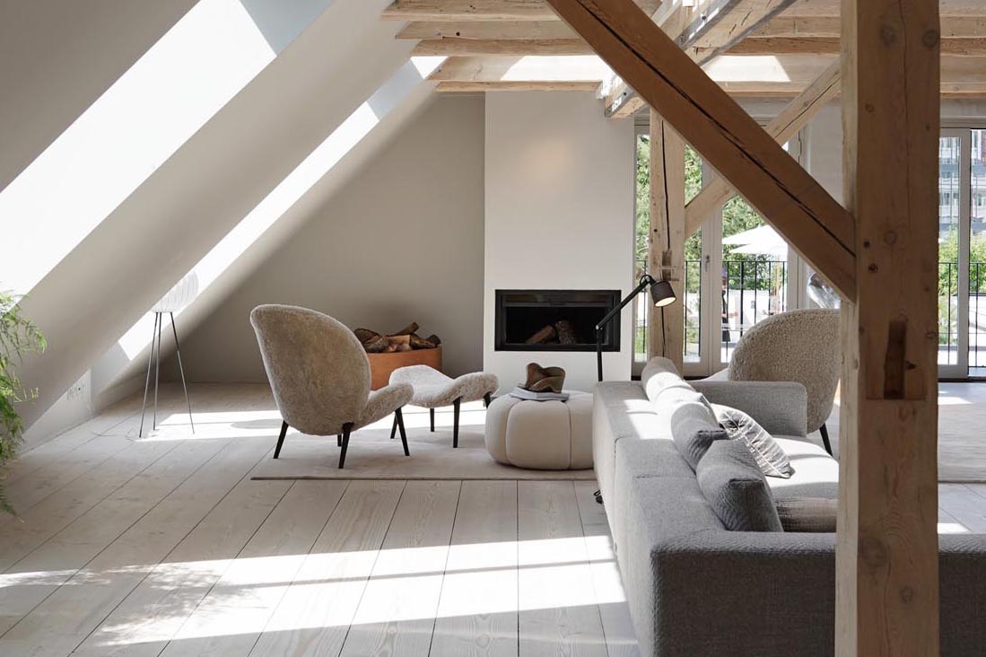 A look inside the Vipp Loft and Vipp Garage - a conceptual hotel and events space with minimalist interiors, industrial style and modern rustic touches from Danish design brand Vipp | These Four Walls blog