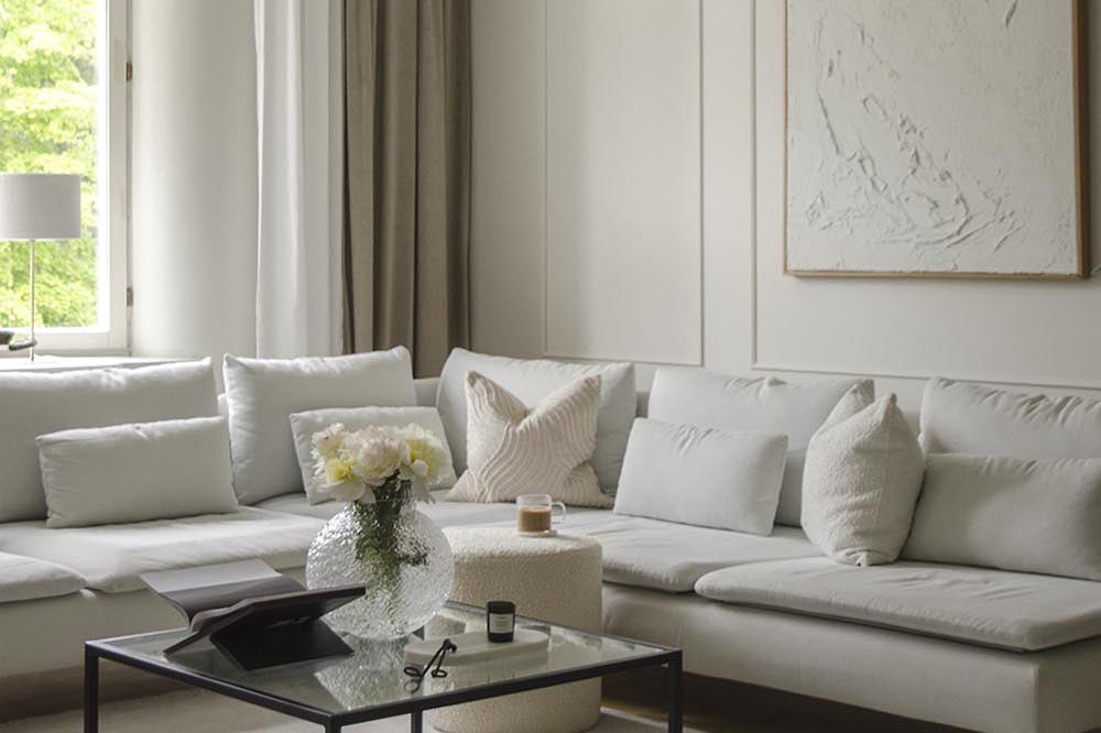 Home tour - soft, neutral decor in Finland | These Four Walls blog